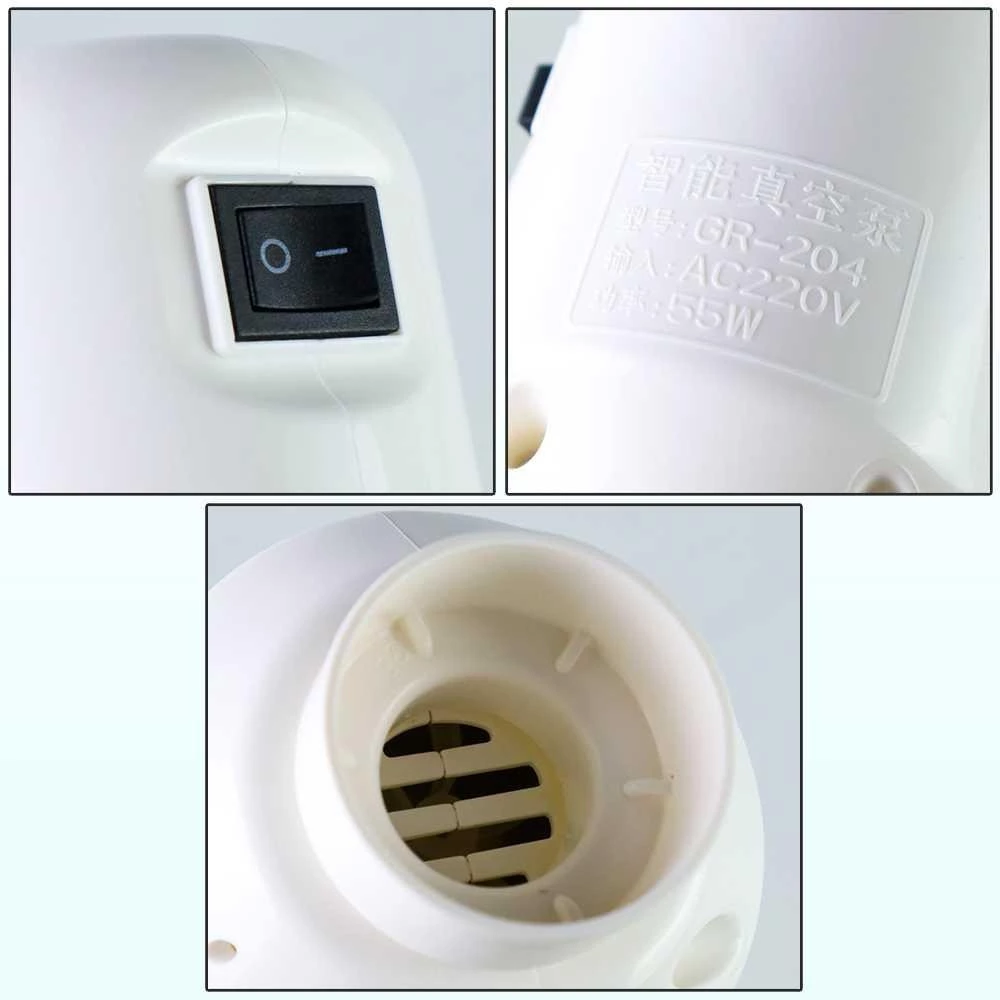 TaffHOME Pompa Vakum Elektrik Tas Penyimpanan Pakaian EU Plug - GR-204