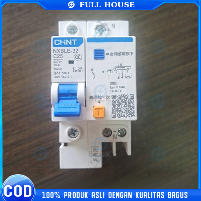 Jual Full House MCB RCBO 6A 10A 16A 20A 25A 32A ELCB DPNL TPNL 230 V 1 ...