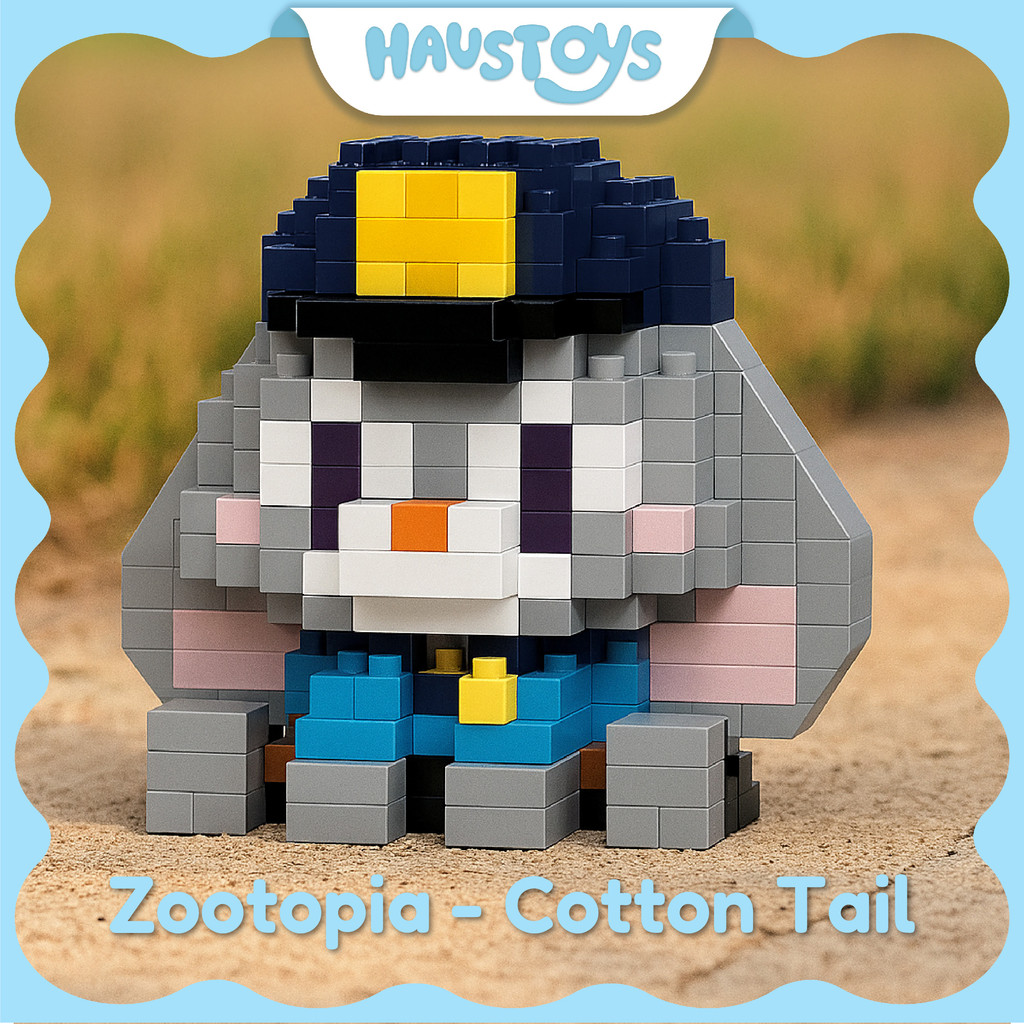 Jual Zootopia -Cotton Tail Building Blocks Cartoon Anime Action Figures ...