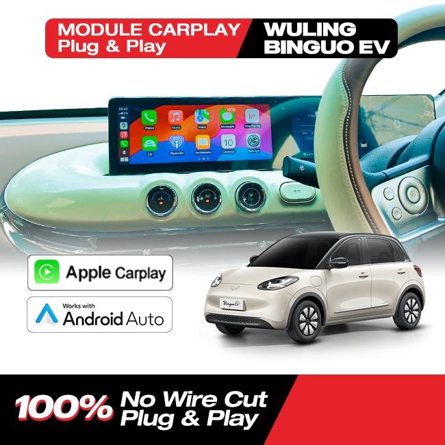 Jual Module CarPlay Android Auto Wuling Binguo EV Plug and Play ...