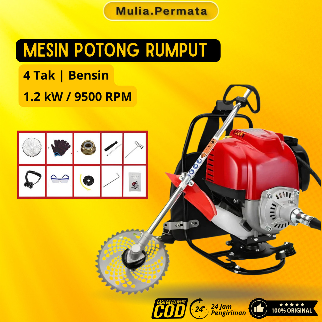 Jual Mesin Pemotong Rumput Multifungsi Fullset 4t 4tak 4 Tak 4 stroke ...