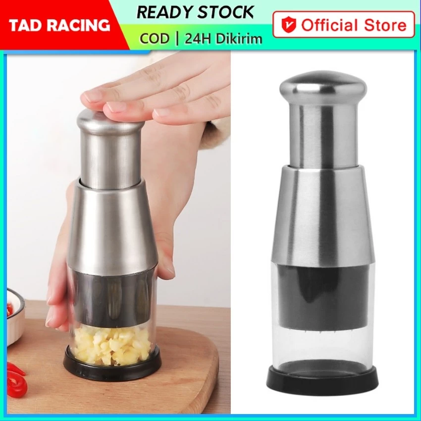 Garlic Press Stainless Multifungsi Ringan Praktis