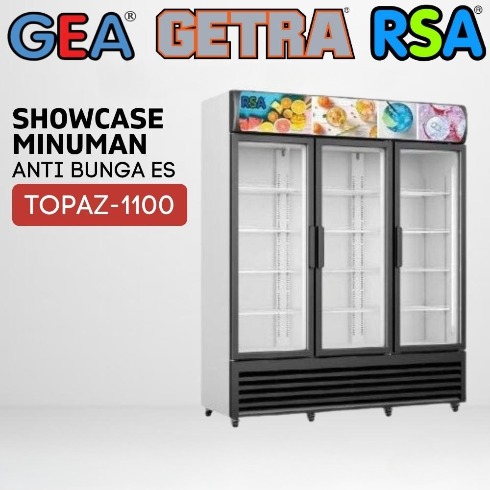 Jual RSA by GEA Showcase 3 Pintu 1065 Liter 4 Rak Chiller Cooler ...