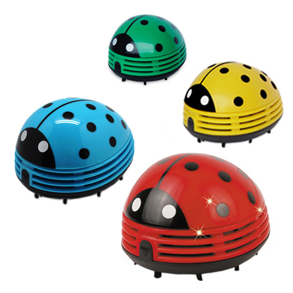 Jual Mini Vacuum Table Vacuum Cleaner Ladybug Dust Cleaner Desktop ...