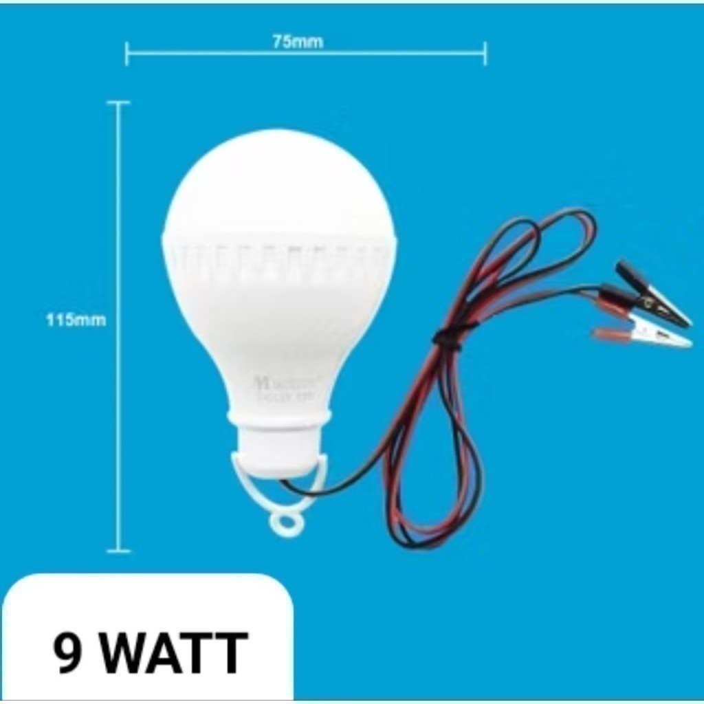 Jual LAMPU BOHLAM EMERGENCY 9 WATT 12V DC LAMPU AKI DARURAT TK-5 ...