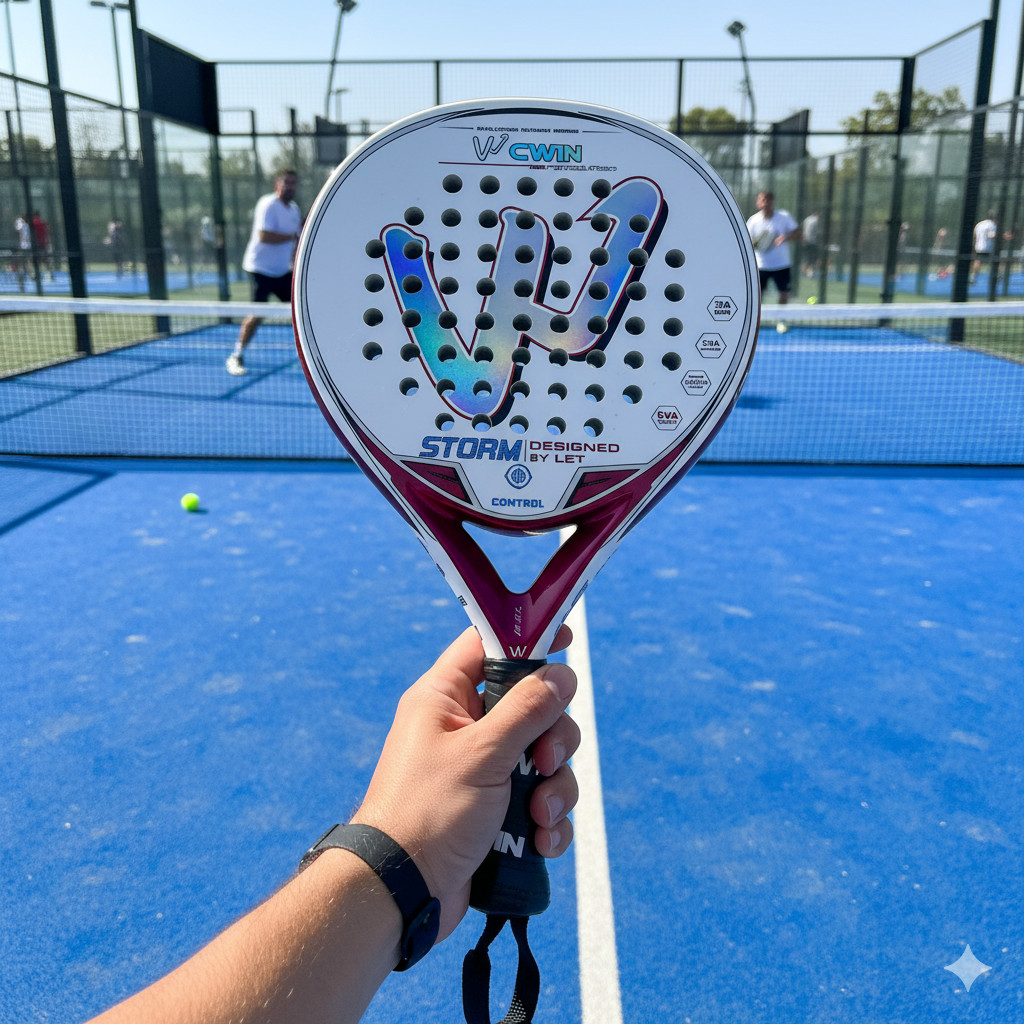 Jual CWIN 6357 Raket Padel Teardrop Carbon Fiber 350g | Shopee Indonesia