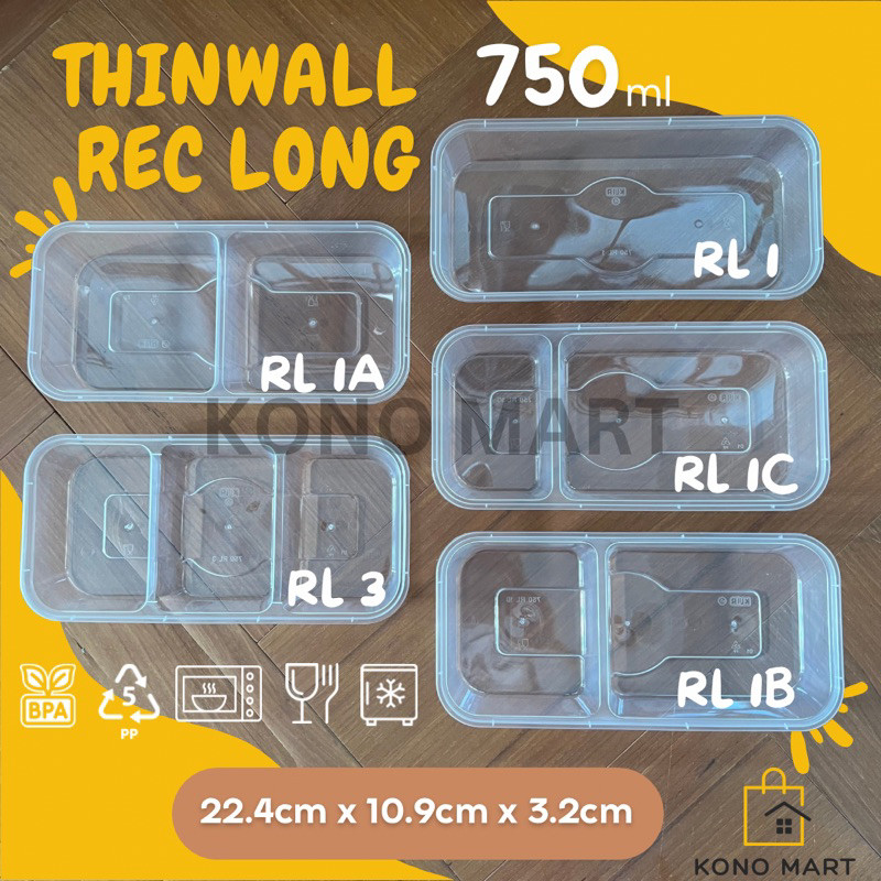 Jual Thinwall Rectangle Long 750 RL / Thinwall sekat 2 / Thinwall sekat ...