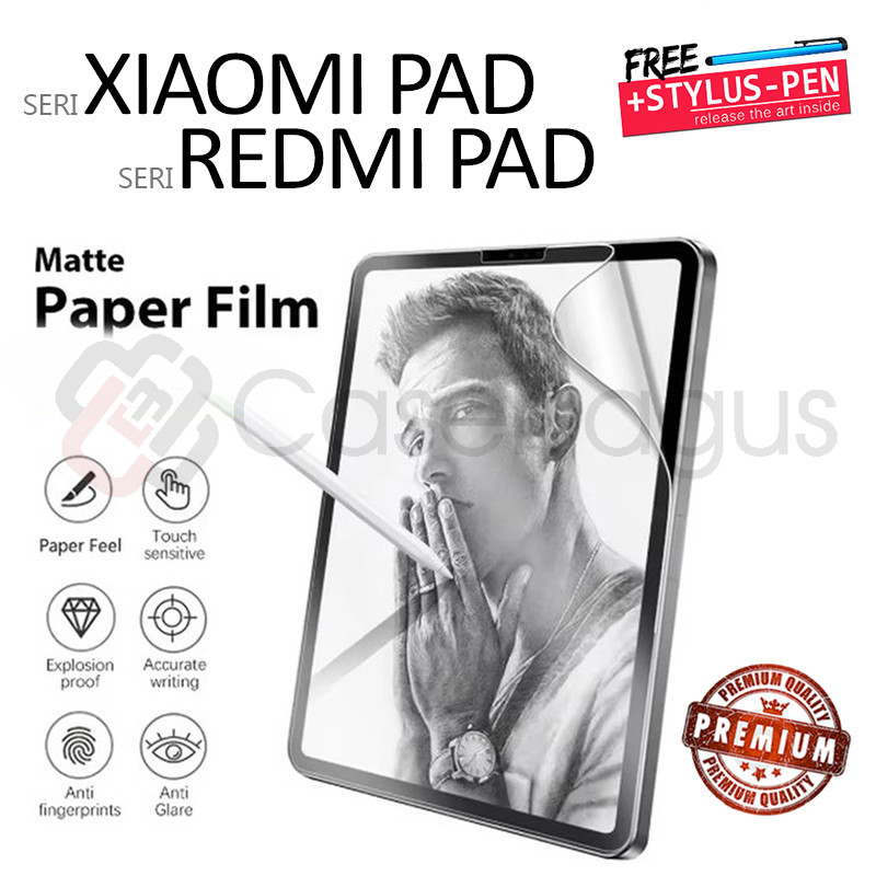 Jual Xiaomi Redmi Poco Pad - Premium Paperlike Screen Protector Paper ...