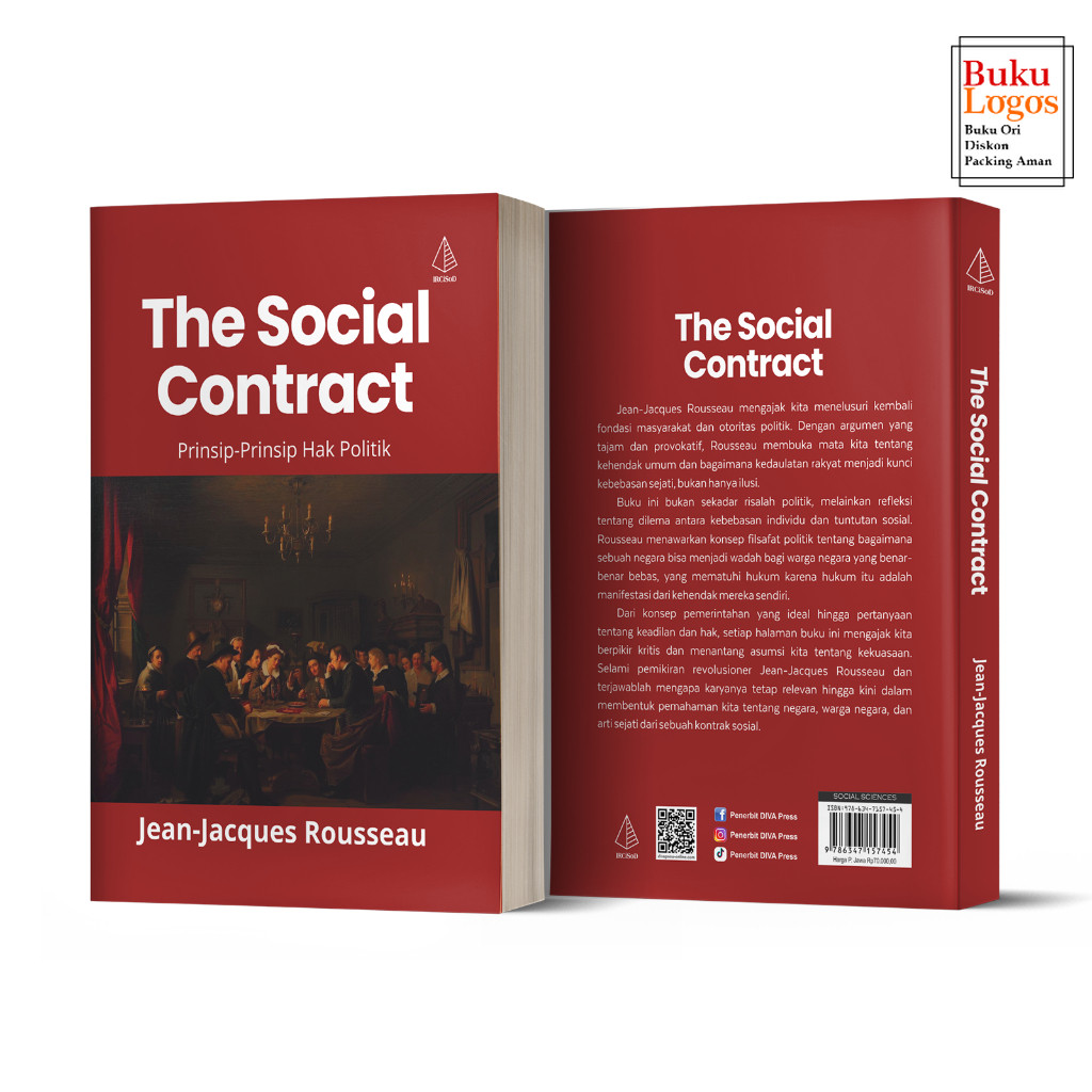 Jual Buku logos - Buku The Social Contract - Kontrak Sosial - Jean ...