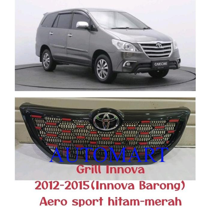 Jual FRONT GRILLE GRILL DEPAN GRAND INNOVA BARONG 2013 2014 2015 AERO ...