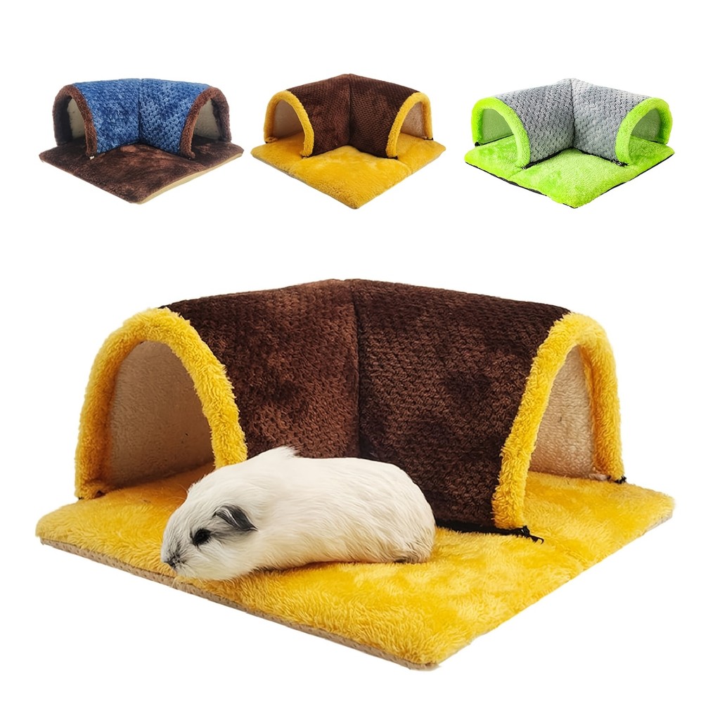 Picture of Jual Warm Guinea Pig Hideout Tunnel Bed, Soft Removable Guinea Pig ...