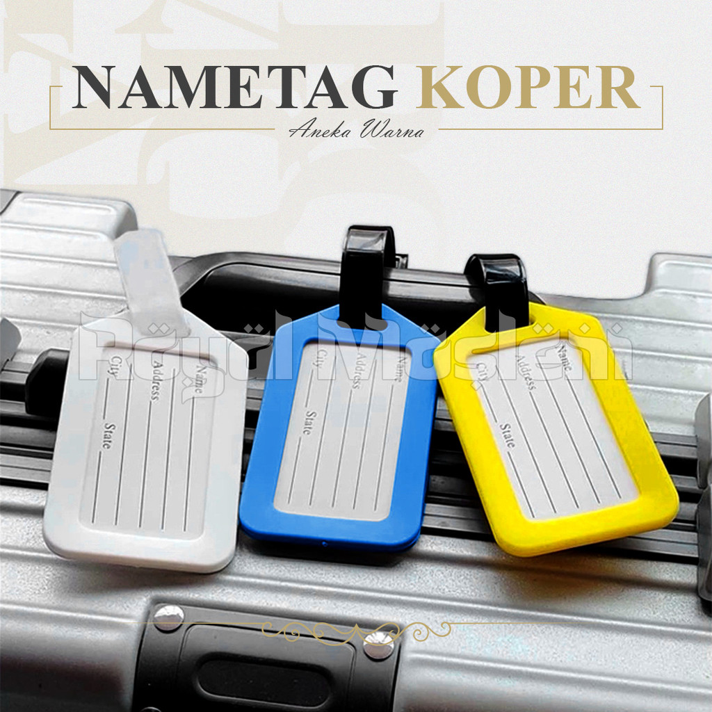 Jual Penanda Koper Name Tag Luggage Identitas ID Tas Umroh Haji ...