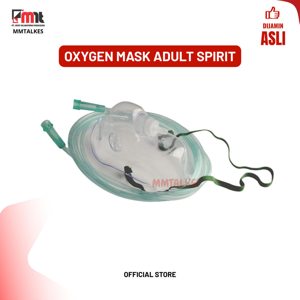 Jual Spirit Masker HI-Oxygen Non Rebreathing - NRM / Masker Oksigen NRM ...