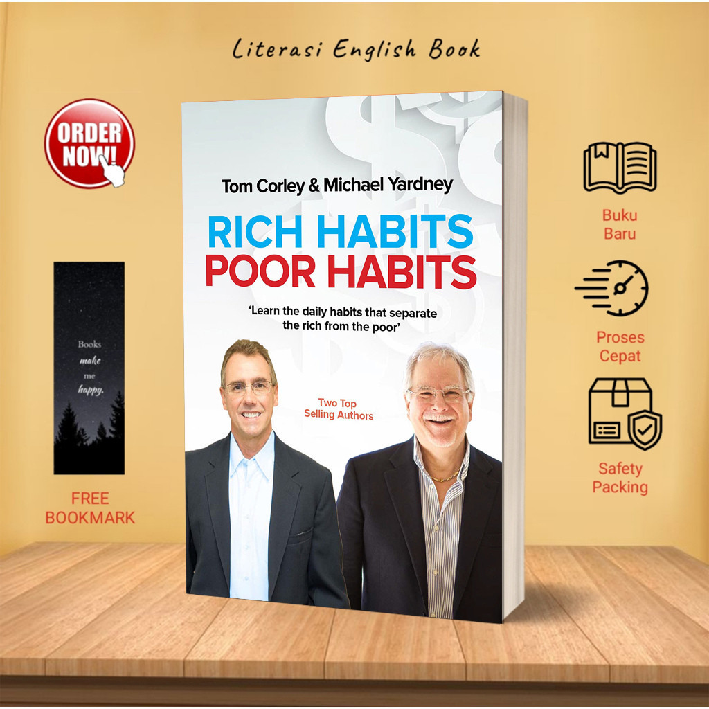 Jual Rich Habits Poor Habits by Thomas C. Corley (English) | Shopee ...