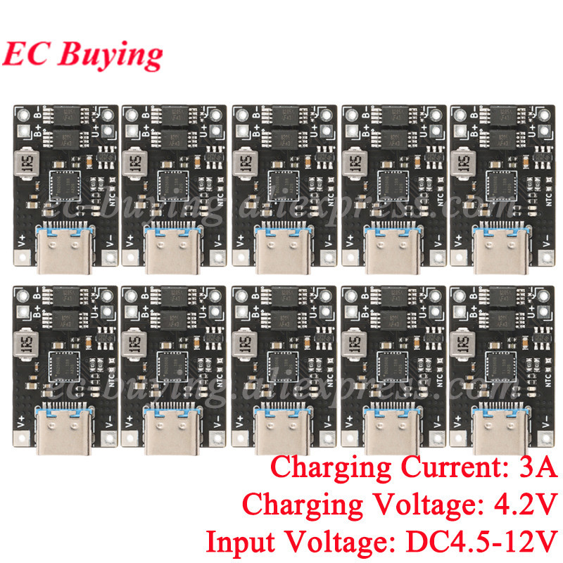 Jual 10Pcs/1pc 5V 3A Step Down Buck Power arge Module TYPE-C USB ...