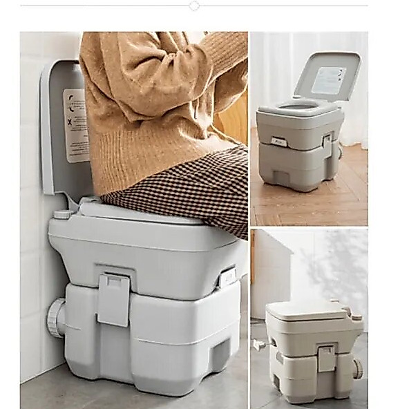 GROSIRUNIK99 Toilet Portable HL1020-2 20L Duduk Dewasa Manula Lansia Pasien Ibu Wanita Hamil Adjustable