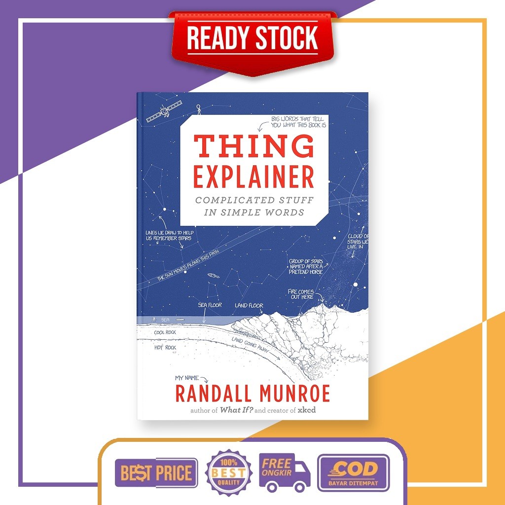 Jual Thing Explainer: Complicated Stuff in Simple Words by Randall ...