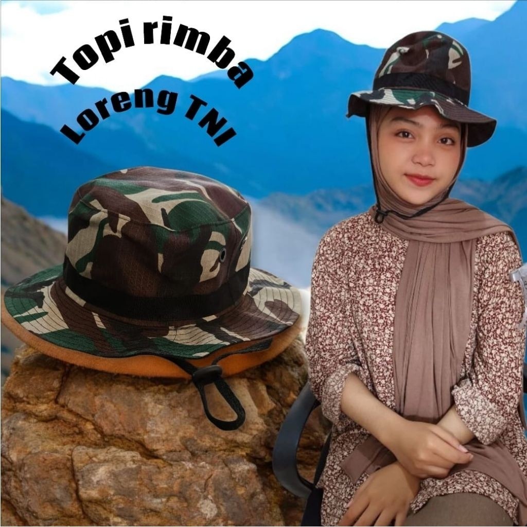 Jual TOPI RIMBA RIPSTOP / TOPI OUTDOOR / TOPI TACTICAL MURAH / TOPI ...