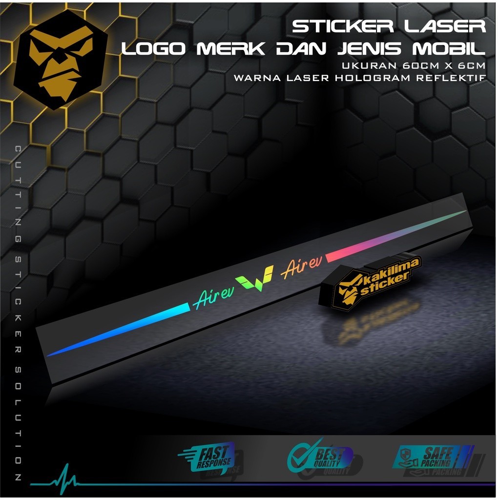 Jual Sticker Laser Mobil. Sticker Laser Logo Merk dan jenis Mobil ...