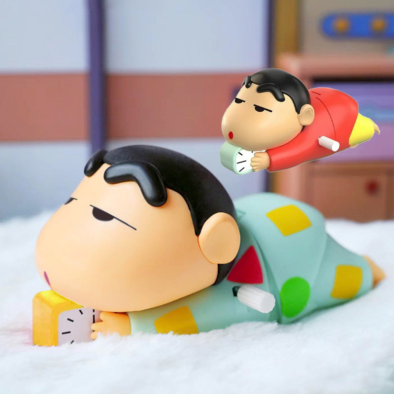 Jual Mainan Figure Shinchan Tidur Bisa Jalan Wind Up Crayon Shinchan ...