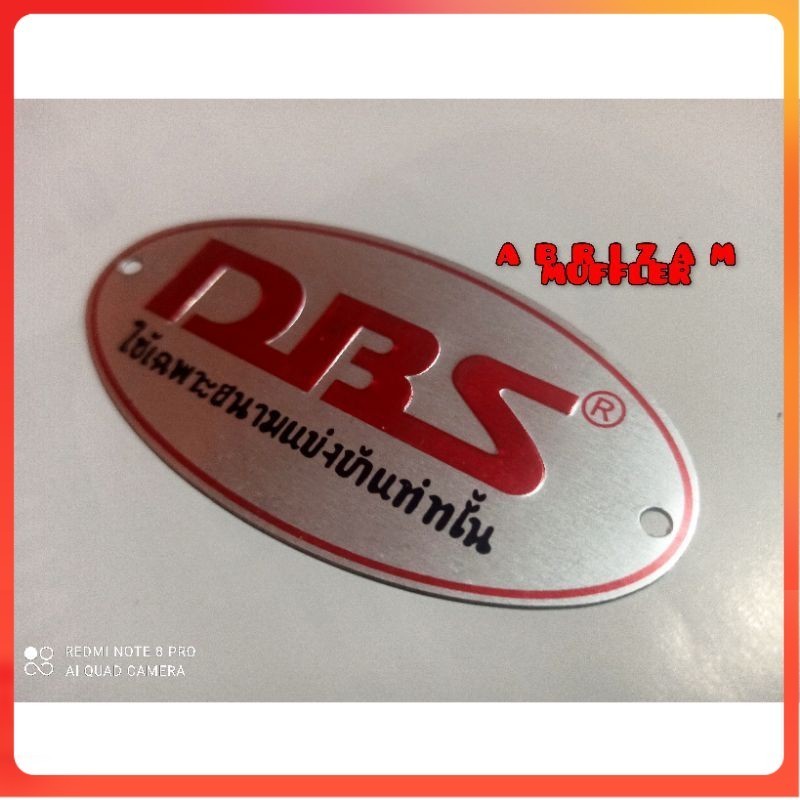 Jual Emblem Merk DBS Thailand Knalpot Racing | Shopee Indonesia