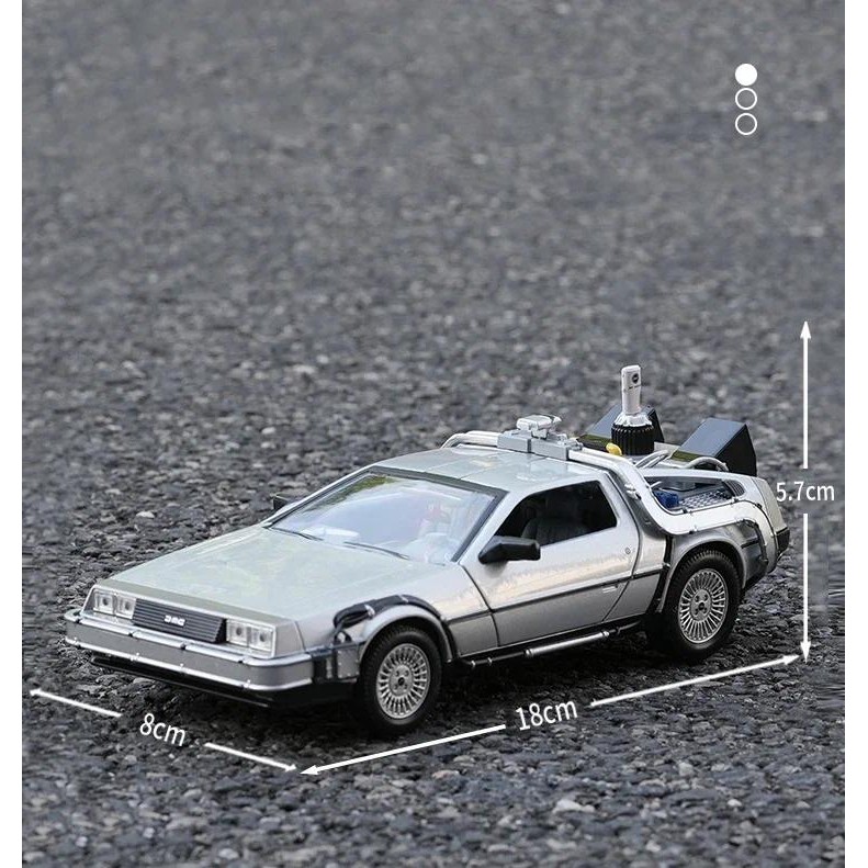 Jual 1:24 Diecast Alloy Model Car DMC-12 delorean back to the future ...