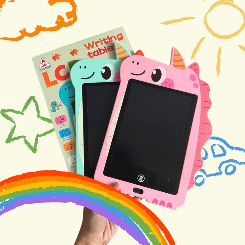 Jual Mainan Tablet Edukasi Anak Papan Tulis Digital Tablet LCD Papan ...