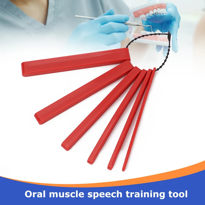 Jual Oral Mouth Muscle Training Kit Plastic Lip Tongue Exercise Sticks ...