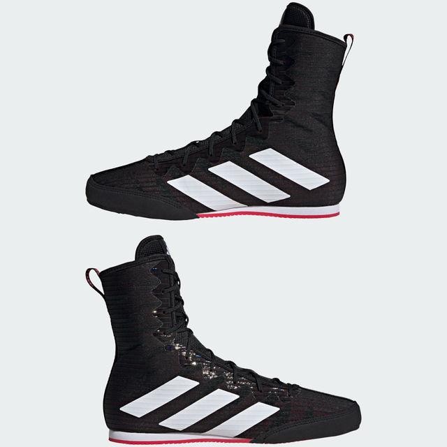 Jual ADIDAS COMBAT BOX HOG BOXING SHOES BLACK RED WHITE SEPATU