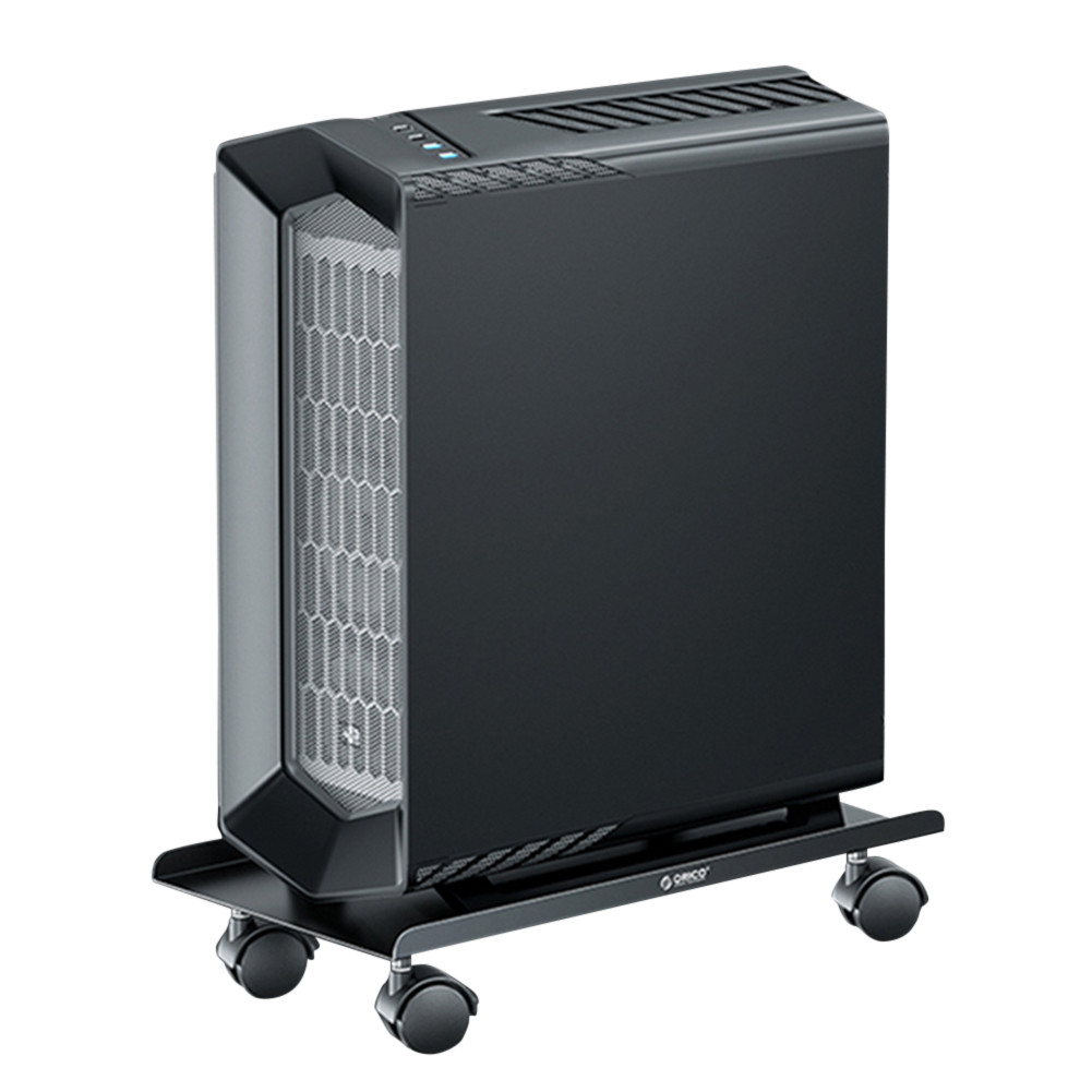 Jual Steel CPU Stand Mobile PC Holder with Locking Rolling Caster ...