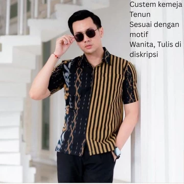 Baju Tenun Dress Tenun Premium Wanita Elegan Setelan Wanita Midi Acara Natal Formal