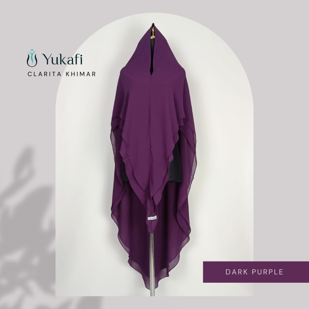 Yukafi Brand Clarita Khimar By Yukafi
