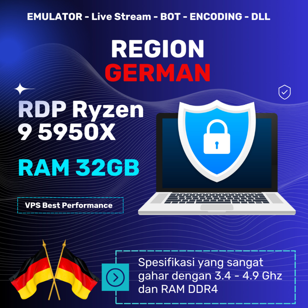 Jual CTRLSPACE RDP Ryzen 9 5950X Best Performance | Shopee Indonesia