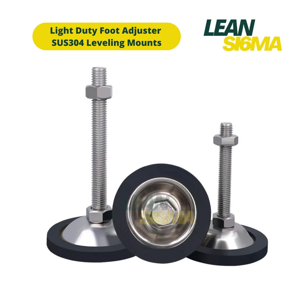 Jual Light Duty Adjuster Foot Leveling Mounts Flat Kaki Meja Conveyor ...