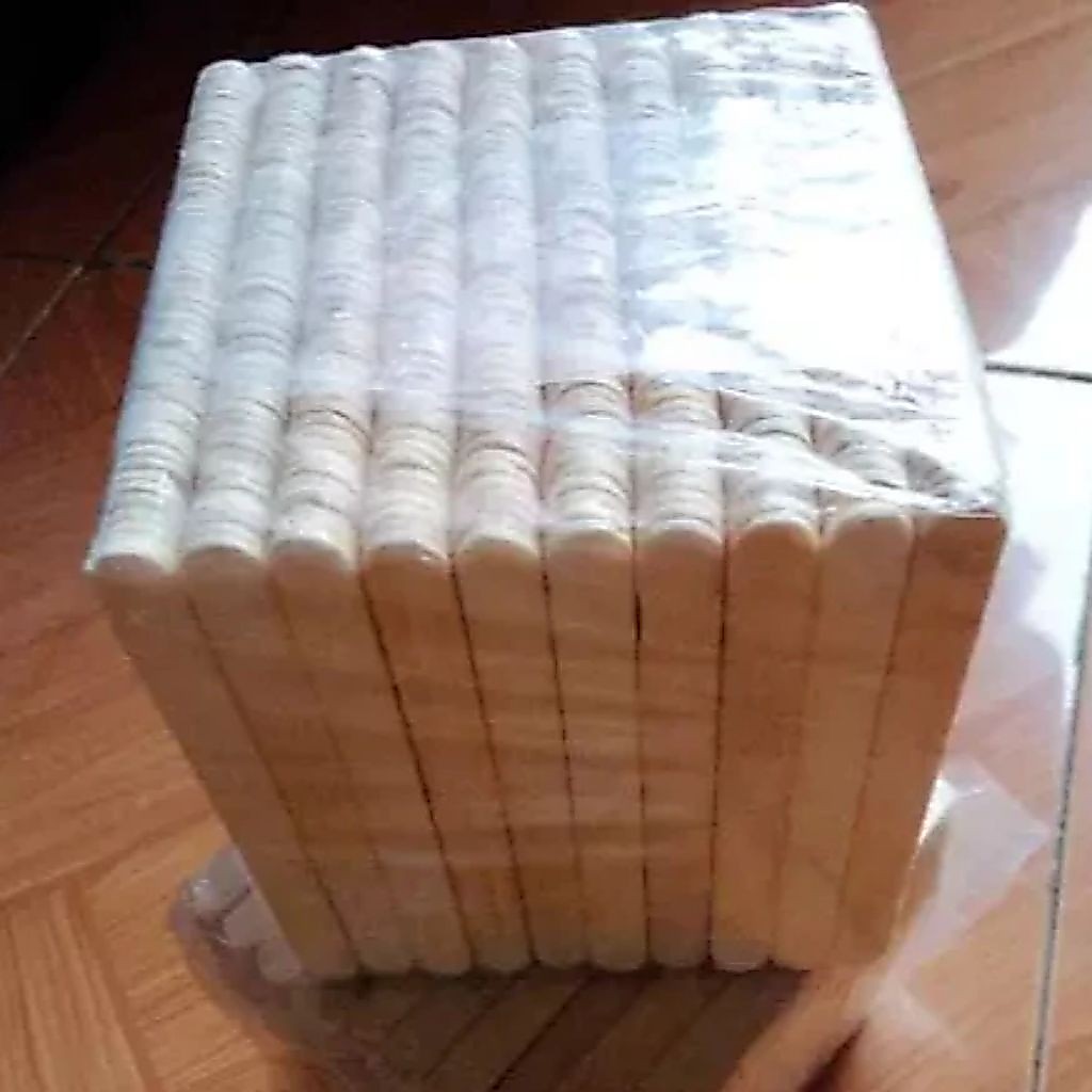 stik polos kerajinan 50 pcs / stik kayu edukasi / stick kayu eskrim