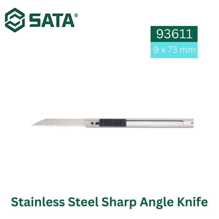 Jual Sata 93611 Pisau Sudut Tajam 30 derajat Stainless Steel (Casing) 9 ...