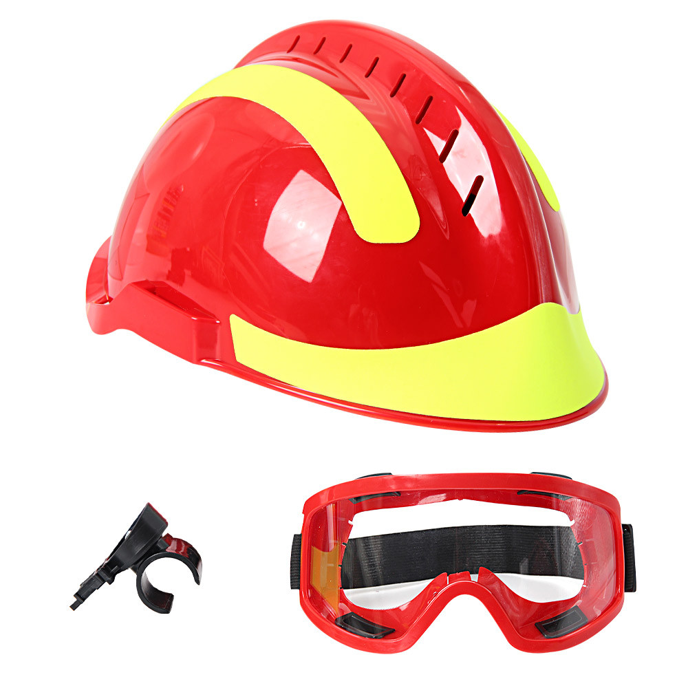Jual Emergency Rescue Helmet Fire Fighter Reflective Safety Helmets w ...