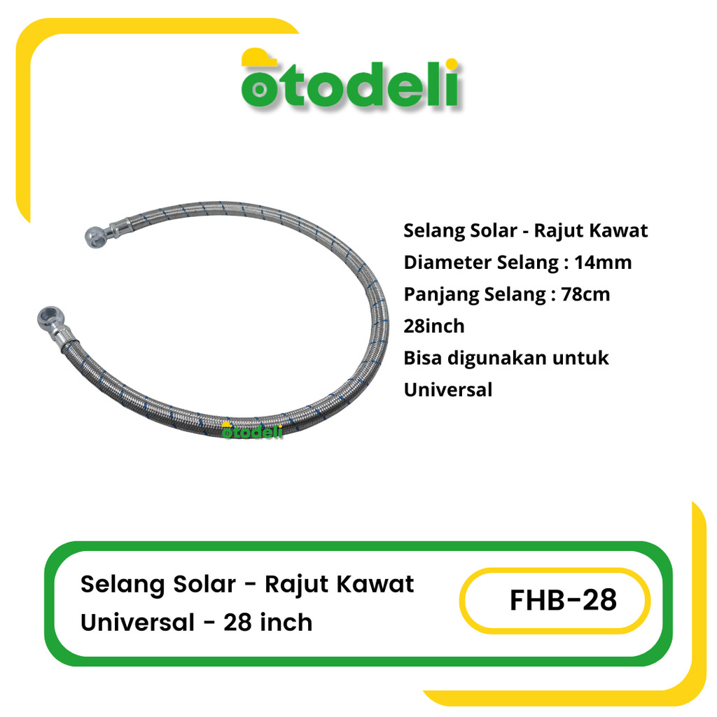 Jual Selang Solar Rajut Kawat Universal 28 inch 71 cm | Shopee Indonesia
