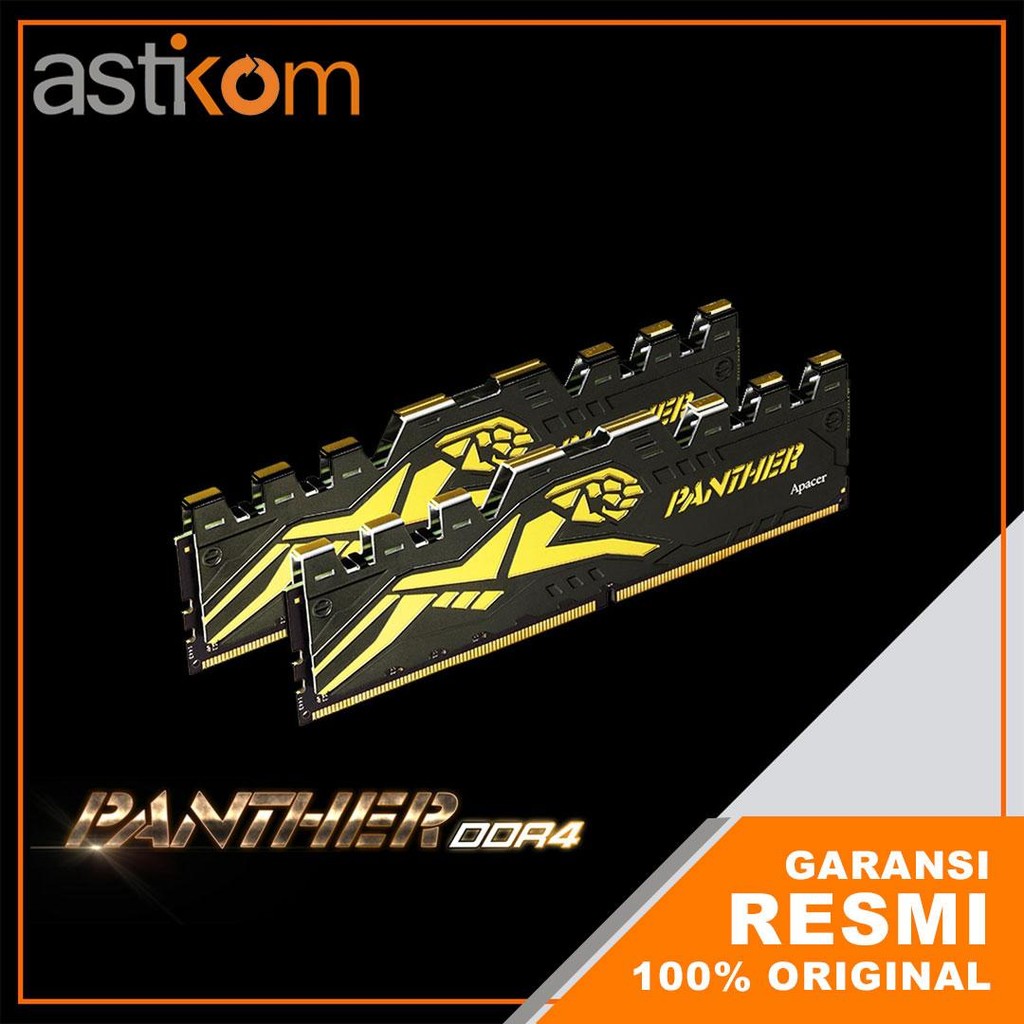Jual RAM PC Apacer Panther Golden DDR4 32GB (2X16GB) 3200MHz | Shopee ...