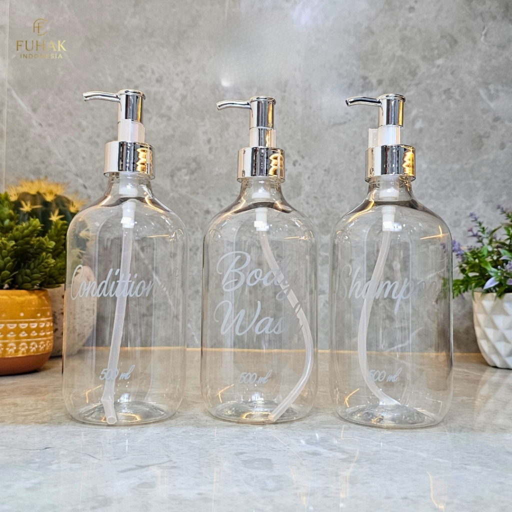Jual ARLUX BOTOL REFILL 500 dan 300 ml Body Wash, Shampoo, Conditioner ...