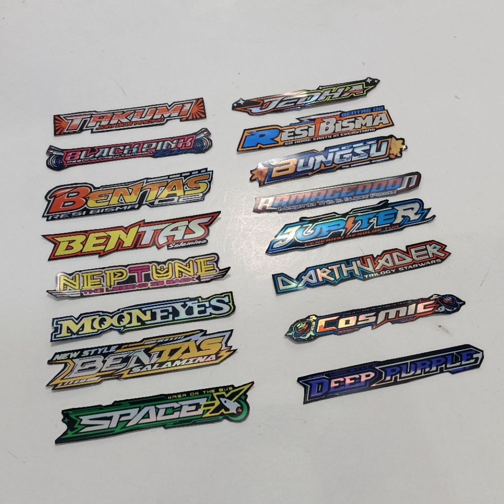 Jual [SA7] sticker bus Tunggal Jaya black pink kids panda aneka Julukan ...