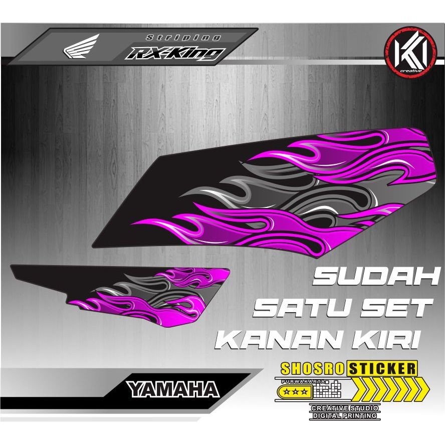 Jual STRIPING STICKER MOTOR RX-KING NEW MOTIP API STRIPING ELEGAN DAN ...