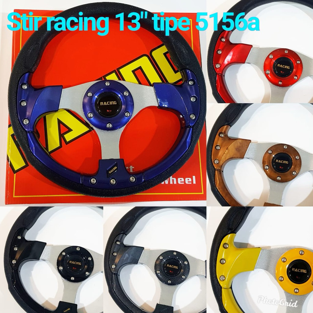Jual Steer Stir Racing 13 Inch Tipe 5156A Universal – Model Sporty dan ...