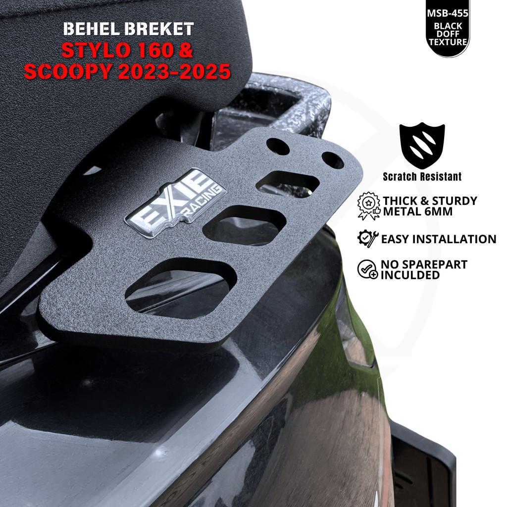 Jual Breket Behel Stylo 160, Scoopy 2023-2025 Bracket Behel Belakang ...