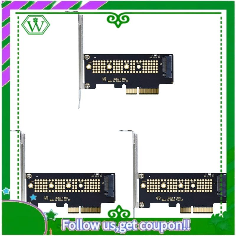 Jual ABIK-3X M.2 NVME SSD NGFF To PCIE 3.0 X4 Adapter PCIE M2 Riser ...