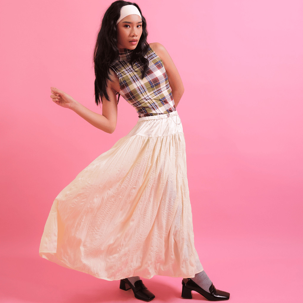Jual House of KYNY - Soleil Midi Skirt | Bawahan Rok Panjang Wanita ...
