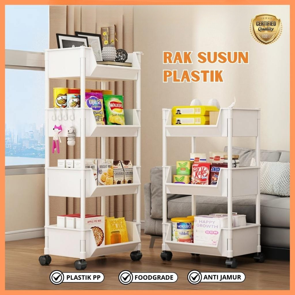 Jual Clean Store - Rak Troli Susun Rak Dapur Serbaguna Rak Kamar Mandi ...