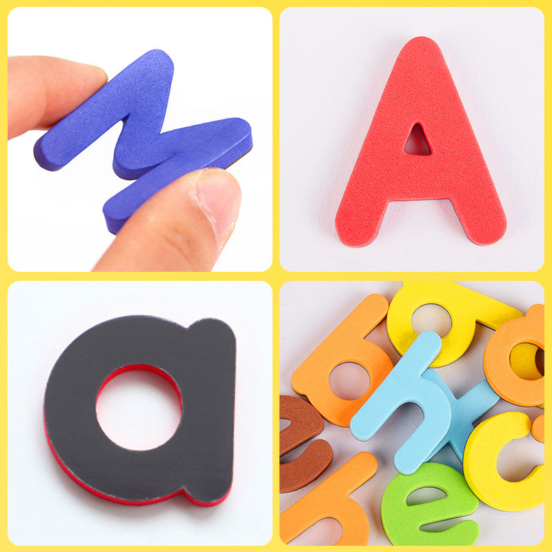 Jual 104/208Pcs Magnetic Alphabet Letters Kit With Magnet Board Foam ...