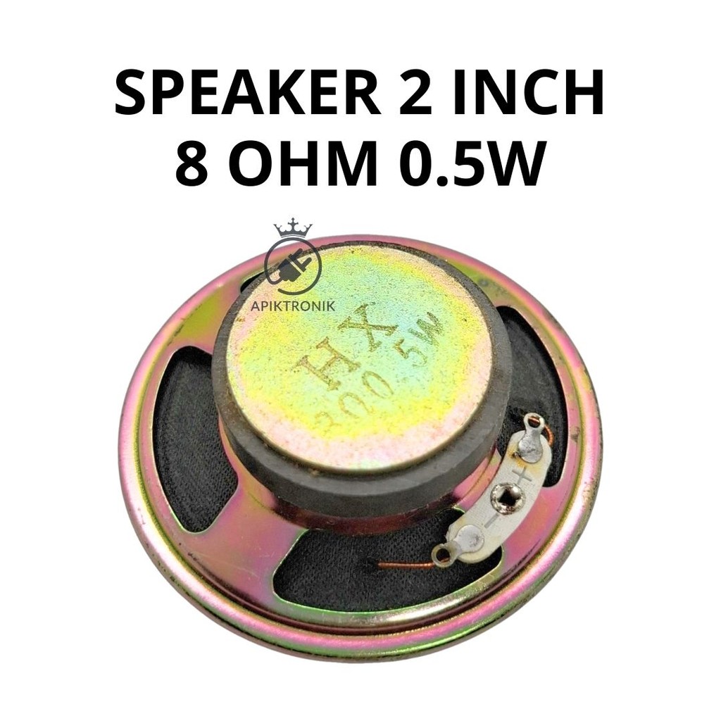 Jual Speaker 2 Inch 8 Ohm 0.5W – Sepiker Pasif Miniatur Sound | Shopee ...
