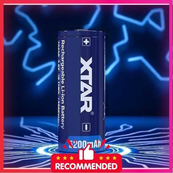 Jual XTAR Baterai Rechargeable 26650 Li-Ion 3.6V 5200mAh 1 PCS | Shopee ...